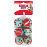 KONG Holiday Squeakair Balls lot 6